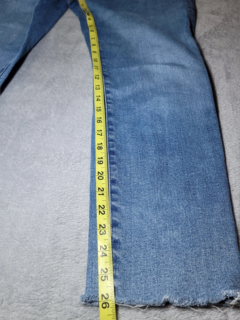 Good American Good Legs High Rise Skinny Cropped Jeans 12/31 Blue